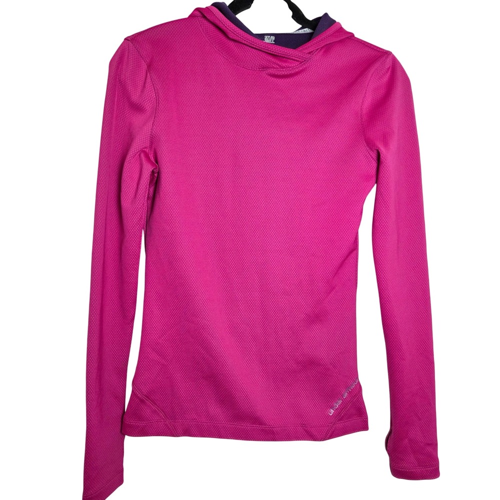 Under Armour ‎ Cold Gear Hoodie Pullover Athletic Lightweight Performance Top S